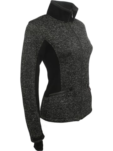 Peak Mountain Fleecejacke in Schwarz