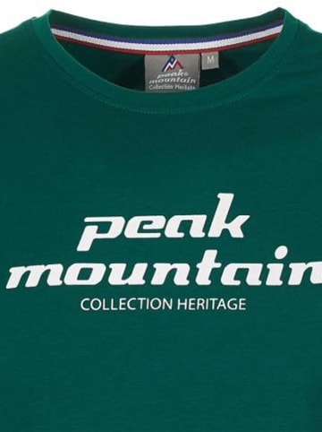 Peak Mountain Koszulka w kolorze zielonym