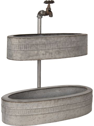 Clayre & Eef Pflanzenhalter in Grau - (B)49 x (H)55 x (T)22 cm