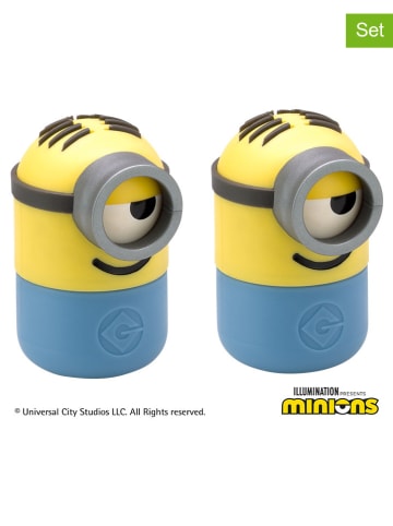 WMF 2er-Set: Salz- & Pfefferstreuer ''Minions'' in Gelb/ Hellblau - (L)7 cm