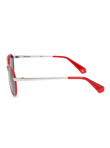 Polaroid Damskie okulary przeciwsłoneczne w kolorze srebrno-szaro-niebieskim
