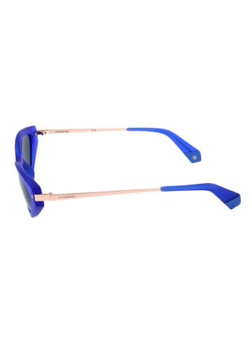Polaroid Damskie okulary przeciwsłoneczne w kolorze niebieskim