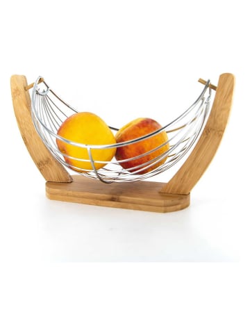 COOK CONCEPT Koszyk w kolorze jasnobrązowym na owoce - 31 x 16,5 x 18,5 cm