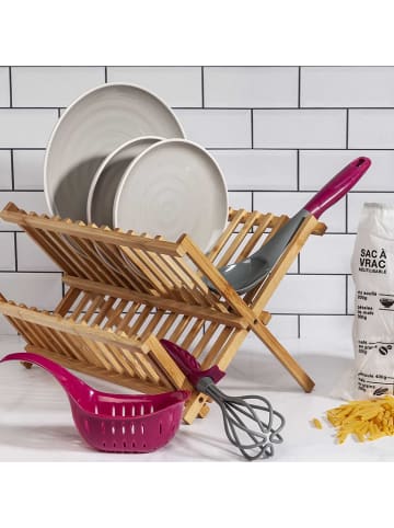 COOK CONCEPT Abtropfgestell in Bambus - (B)40 x (H)33 x (T)24 cm