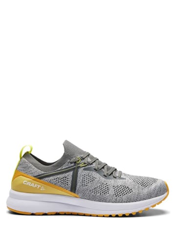 Craft Sneakers "Fuseknit X" grijs/geel