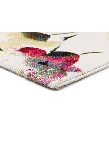 Moma Kurzflor-Teppich "Tikey" in Bunt/ Pink