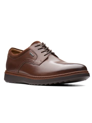 Clarks Leren veterschoenen "Un Geo LaceGTX" donkerbruin