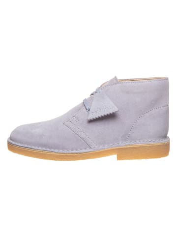 Clarks Leren veterschoenen "Desert Boot" lichtblauw