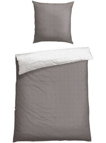 Schiesser Komplet pościeli renforcé "Millie" w kolorze szarym