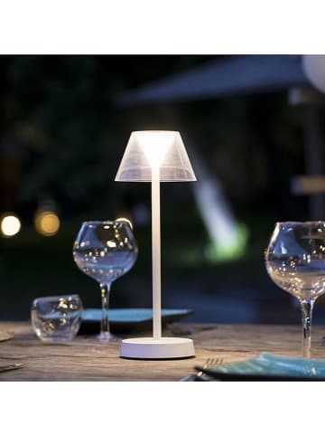 lumisky Lampa zewnętrzna LED "Beverly" w kolorze białym - wys. 35 x Ø 13 cm