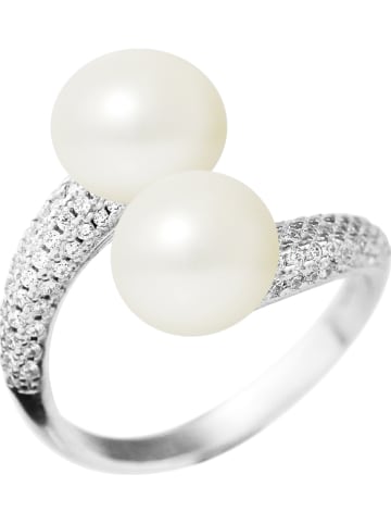Pearl Addict Silber-Ring mit Perlen