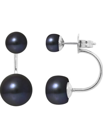 Pearline Zilveren oorstekers met parels