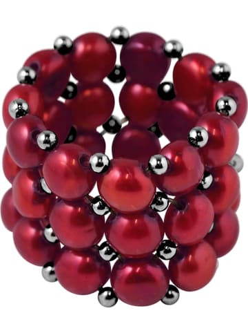 Pearl Addict Perlen-Ring in Rot