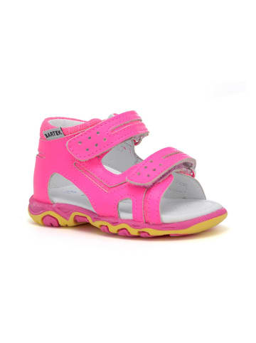 Bartek Leder-Sandalen in Pink
