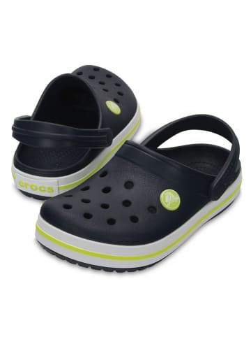 Crocs Chodaki "Crocband" w kolorze granatowo-żółtym