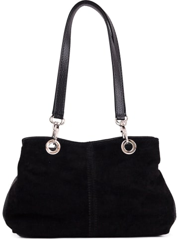 Lia Biassoni Black leather handbag - 32 x 20 x 14 cm