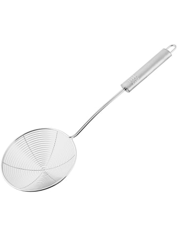 Fackelmann Edelstahl-Abseihlöffel in Silber - (L)36 cm