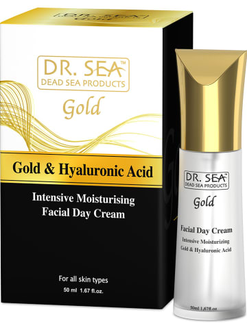 DR. SEA Dagcrème "Intensive Moisturizing Gold & hyaluronic Acid", 50 ml
