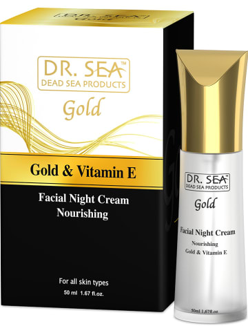 DR. SEA Nachtcrème "Nourishing Gold & Vitamine E", 50 ml