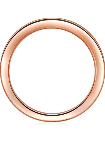 GLAMCODE Rosévergulde ring met Swarovski-kristallen
