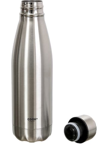COOK CONCEPT Roestvrijstalen isoleerfles zilverkleurig - 500 ml