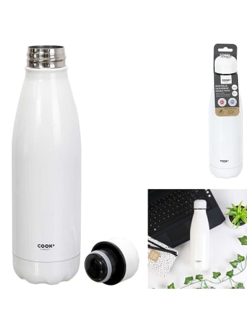 COOK CONCEPT Butelka termiczna w kolorze białym - 500 ml