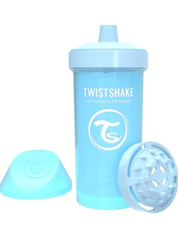 Twistshake Butelka w kolorze niebieskim do nauki picia - 360 ml