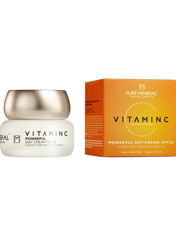 PURE MINERAL Dagcrème "Vitamin C Powerful Day" - SPF 15, 50 ml