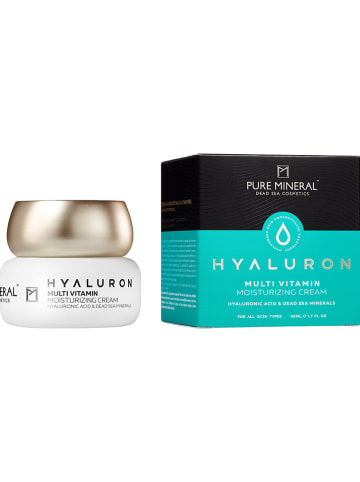 PURE MINERAL Hydraterende crème "Hyaluron Multi vitamine", 50ml