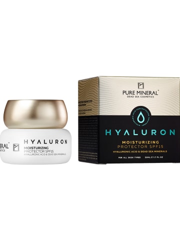 PURE MINERAL Hydraterende verzorging "Hyaluron Moisturizing" - SPF 15, 50 ml