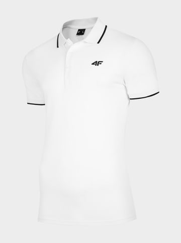 4F Koszulka polo w kolorze białym