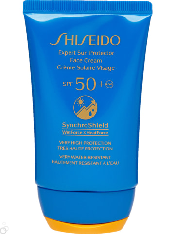 Shiseido Krem przeciwsłoneczny "Expert Sun Protector Synchro Shield" - SPF 50+ - 50 ml