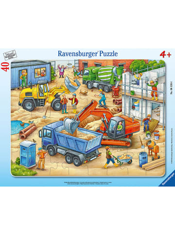 Ravensburger 40-delige puzzel "Grote bouwterreinvoertuigen" - vanaf 4 jaar