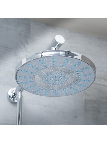 Schütte Słuchawka prysznicowa LED "Galaxis" w kolorze srebrnym