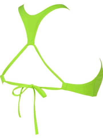 Arena Biustonosz-bikini "Crop Think" w kolorze jasnozielonym