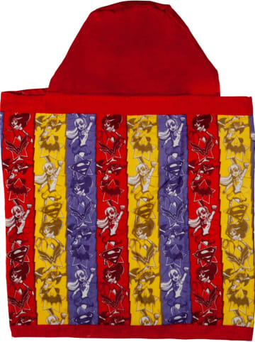 Arena Badponcho "Super Hero" rood/meerkleurig