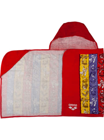 Arena Badponcho "Super Hero" rood/meerkleurig