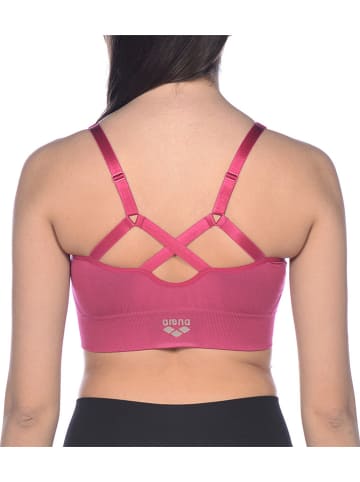 Arena Sport-BH "Seamless Adjustable" in Pink - Low