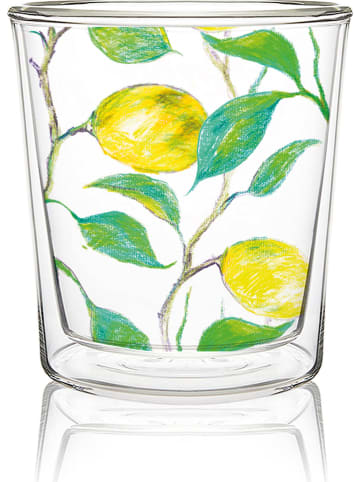 ppd Szklanka "Beautiful Lemons" w kolorze zielono-żółtym - 300 ml