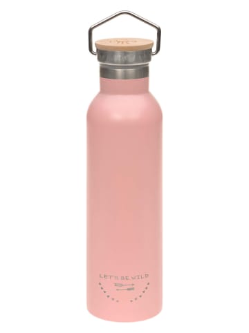 Lässig Edelstahl-Trinkflasche "Adventure" in Rosa - 700 ml