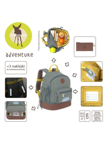 Lässig Plecak mini "Adventure" - Bus - (S)24,5 x (W)27 x (G)15,5 cm