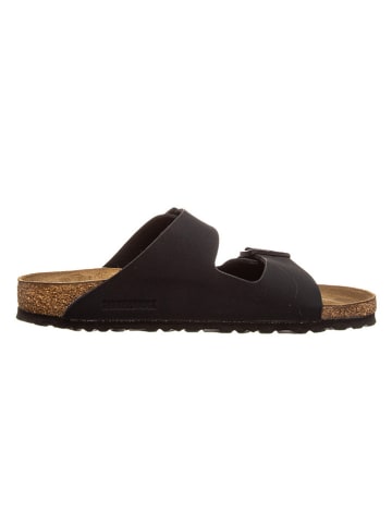 Birkenstock Pantoletten "Arizona" in Schwarz - Weite S