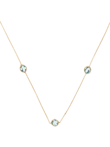 OR ÉCLAT Gold-Halskette mit Schmuckelementen - (L)42 cm