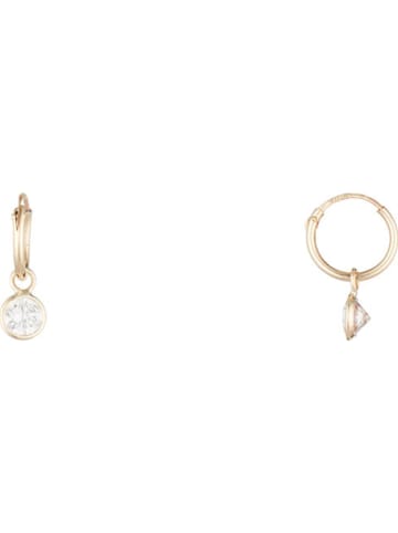 OR ÉCLAT Gold-Creolen "Créoles" mit Edelsteinen