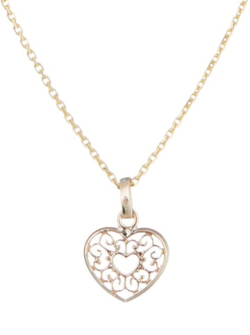 L instant d Or Gouden hanger "Coeurs arabesque"