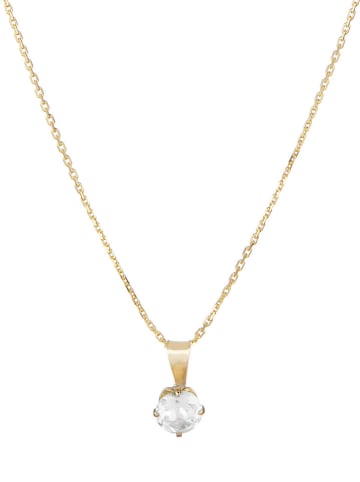 L instant d Or Gold-Anhänger "Puce" mit Edelstein