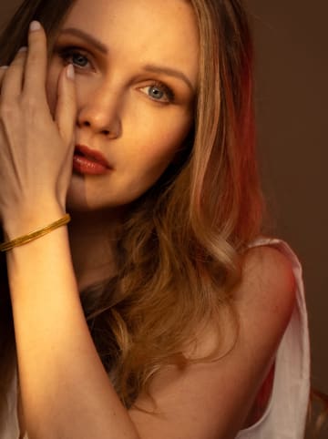 L instant d Or Gouden armband "Dentelle de l'amour"