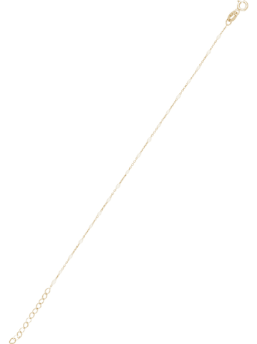 L instant d Or Gold-Armkette "Amada Blanc" mit Schmuckelementen
