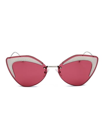 Fendi Damen-Sonnenbrille in Silber-Pink
