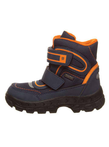 Richter Shoes Winterboots donkerblauw/oranje